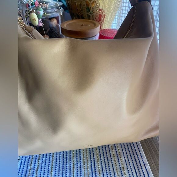 FRAME  Women's Bag Ilona Hamer Tan Leather  Shoulder Bag Made In Ítaly NWT - Picture 14 of 16